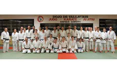 JUDO: entrainement en commun du 8.11.2016 à Vallauris