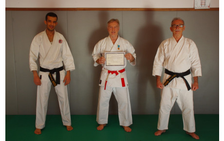 Serge CARLIER Médaille d'Or de la Jeunesse, des Sports et de l'Engagement Associatif