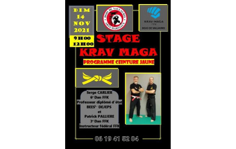 STAGE KRAV MAGA (ceinture jaune)