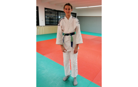 Judo Jujitsu Self Defense : Bengherbi Kahina, ceinture Verte/Bleue